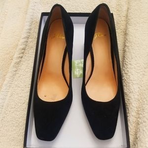 J Crew suede pumps